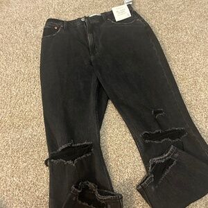 Abercrombie & fitch ankle straight jeans NWT